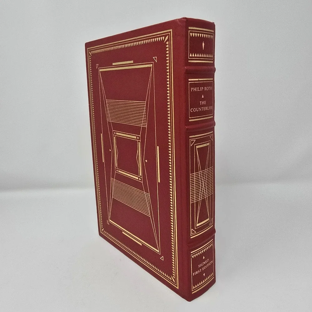 Philip Roth The Counterlife Signed First Edition Franklin Library Leather Bound